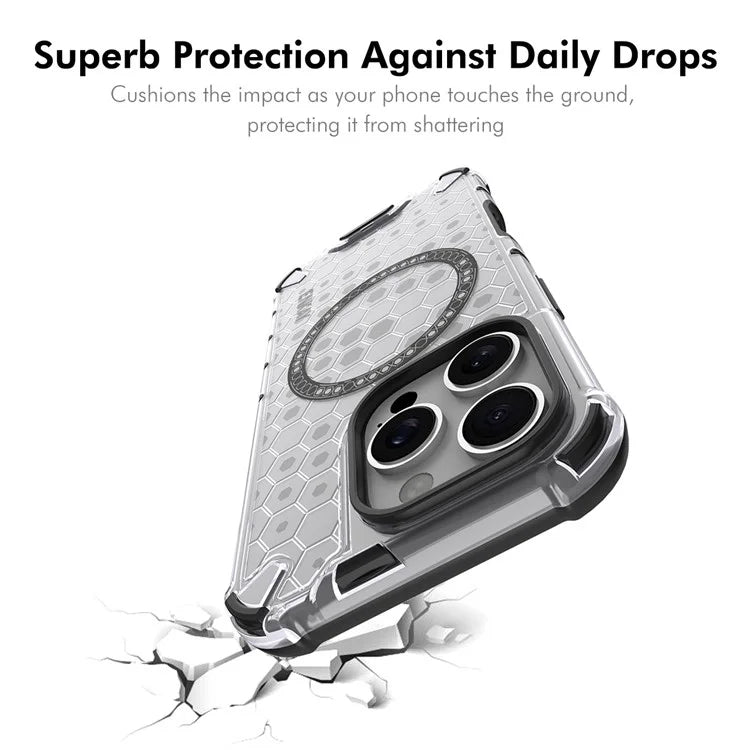 ENKAY HAT PRINCE For iPhone 16 Pro Max Case Compatible with MagSafe TPU+PC Phone Cover with Screen Film