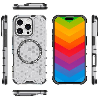 ENKAY HAT PRINCE For iPhone 16 Pro Max Case Compatible with MagSafe TPU+PC Phone Cover with Screen Film
