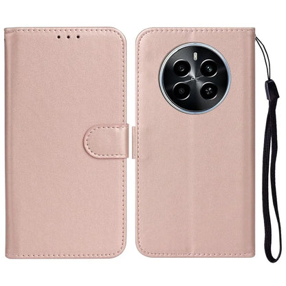 For Realme Narzo 70 5G / Narzo 70 Pro 5G / P1 5G / 12 4G / 12+ 5G Case PU Leather Flip Phone Cover Wallet Card Slot Holder