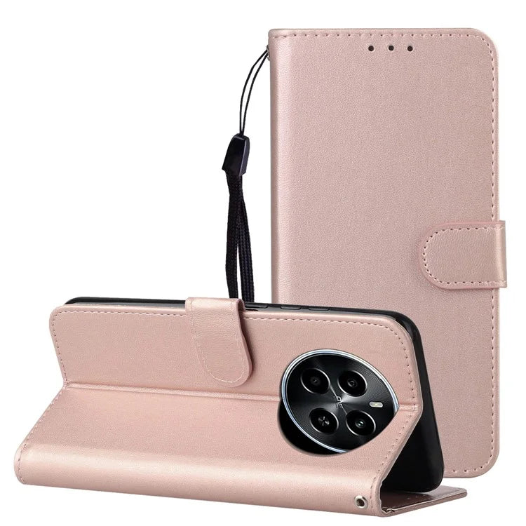 For Realme Narzo 70 5G / Narzo 70 Pro 5G / P1 5G / 12 4G / 12+ 5G Case PU Leather Flip Phone Cover Wallet Card Slot Holder