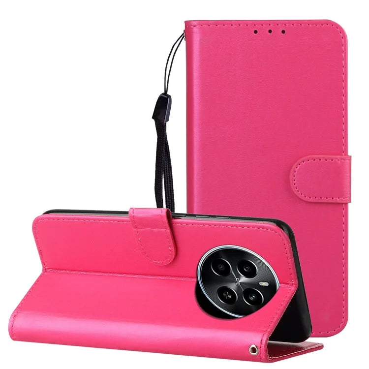 For Realme Narzo 70 5G / Narzo 70 Pro 5G / P1 5G / 12 4G / 12+ 5G Case PU Leather Flip Phone Cover Wallet Card Slot Holder