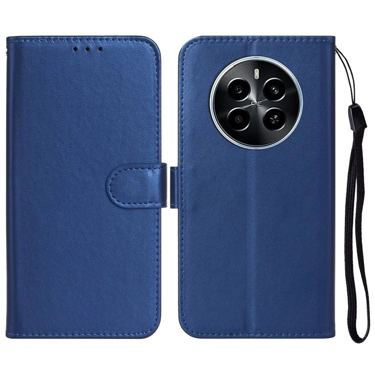 For Realme Narzo 70 5G / Narzo 70 Pro 5G / P1 5G / 12 4G / 12+ 5G Case PU Leather Flip Phone Cover Wallet Card Slot Holder