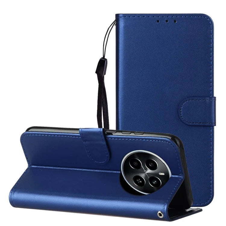 For Realme Narzo 70 5G / Narzo 70 Pro 5G / P1 5G / 12 4G / 12+ 5G Case PU Leather Flip Phone Cover Wallet Card Slot Holder