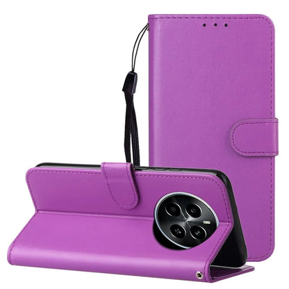 For Realme Narzo 70 5G / Narzo 70 Pro 5G / P1 5G / 12 4G / 12+ 5G Case PU Leather Flip Phone Cover Wallet Card Slot Holder