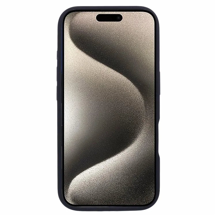 For iPhone 16 Plus Case PC+Liquid Silicone Anti-Scratch Lining Phone Cover