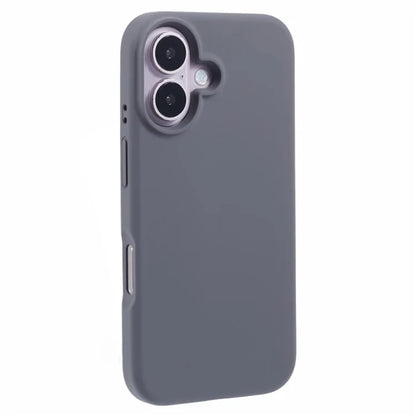 For iPhone 16 Plus Case PC+Liquid Silicone Anti-Scratch Lining Phone Cover