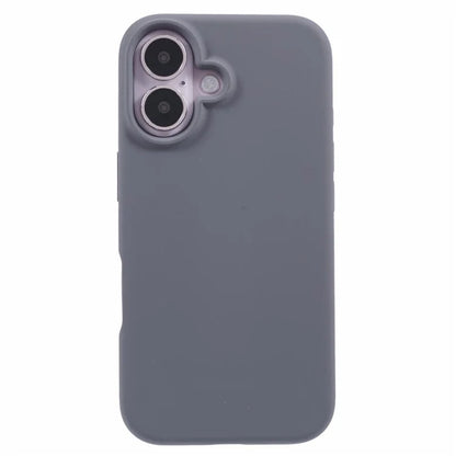 For iPhone 16 Plus Case PC+Liquid Silicone Anti-Scratch Lining Phone Cover