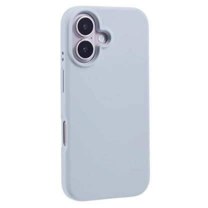 For iPhone 16 Plus Case PC+Liquid Silicone Anti-Scratch Lining Phone Cover