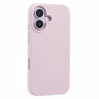 For iPhone 16 Plus Case PC+Liquid Silicone Anti-Scratch Lining Phone Cover