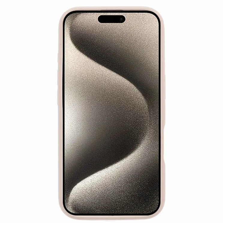 For iPhone 16 Plus Case PC+Liquid Silicone Anti-Scratch Lining Phone Cover