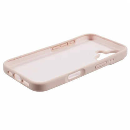 For iPhone 16 Plus Case PC+Liquid Silicone Anti-Scratch Lining Phone Cover