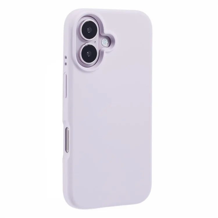 For iPhone 16 Plus Case PC+Liquid Silicone Anti-Scratch Lining Phone Cover