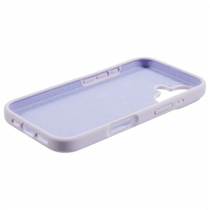 For iPhone 16 Plus Case PC+Liquid Silicone Anti-Scratch Lining Phone Cover