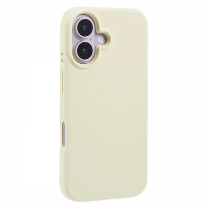 For iPhone 16 Plus Case PC+Liquid Silicone Anti-Scratch Lining Phone Cover