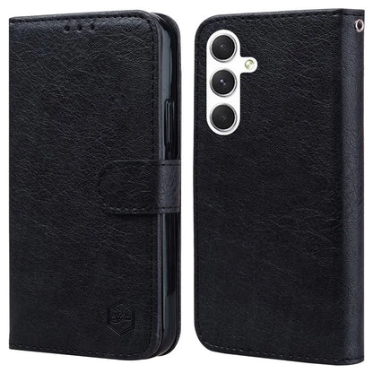For Samsung Galaxy A16 5G Case Solid Color Leather Folding Stand Wallet Leather Phone Cover