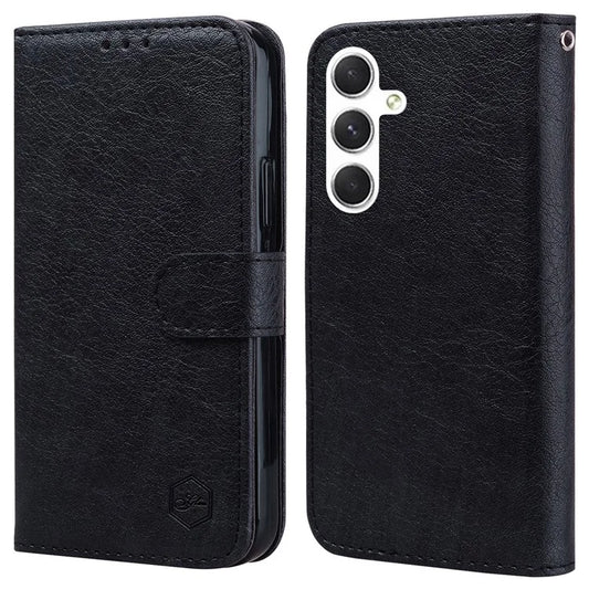 For Samsung Galaxy A16 5G Case Solid Color Leather Folding Stand Wallet Leather Phone Cover