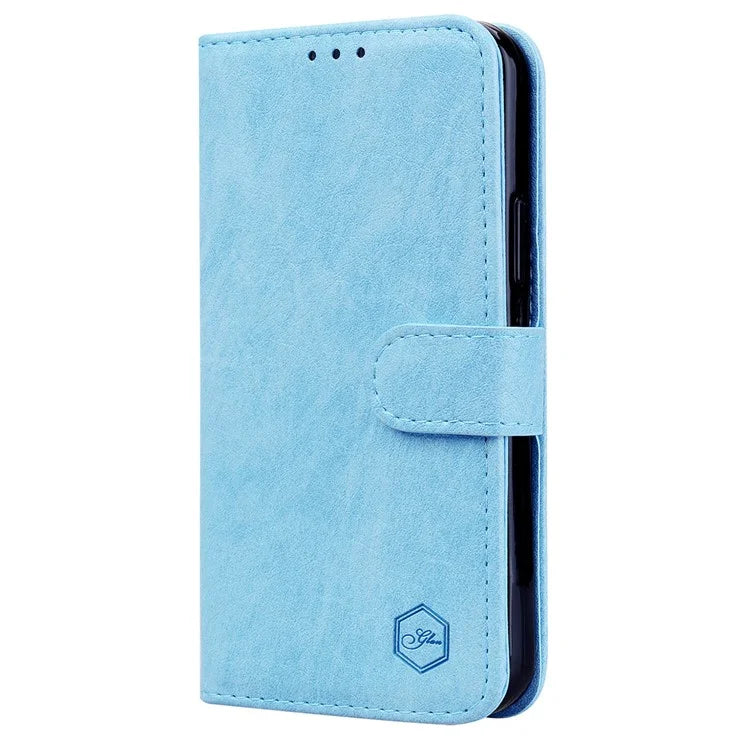 For Samsung Galaxy A16 5G Case Solid Color Leather Folding Stand Wallet Leather Phone Cover