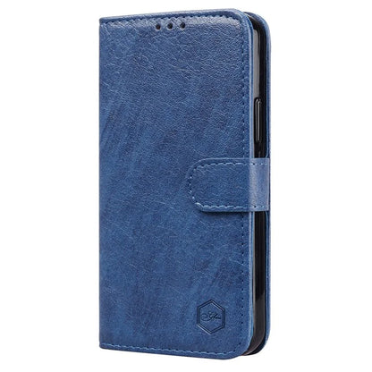 For Samsung Galaxy S24 FE Case Solid Color Leather Folding Stand Wallet Leather Phone Cover