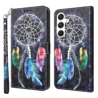 For Samsung Galaxy A16 5G Case Stand Pattern Printing Leather Phone Cover