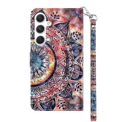 For Samsung Galaxy A16 5G Case Stand Pattern Printing Leather Phone Cover