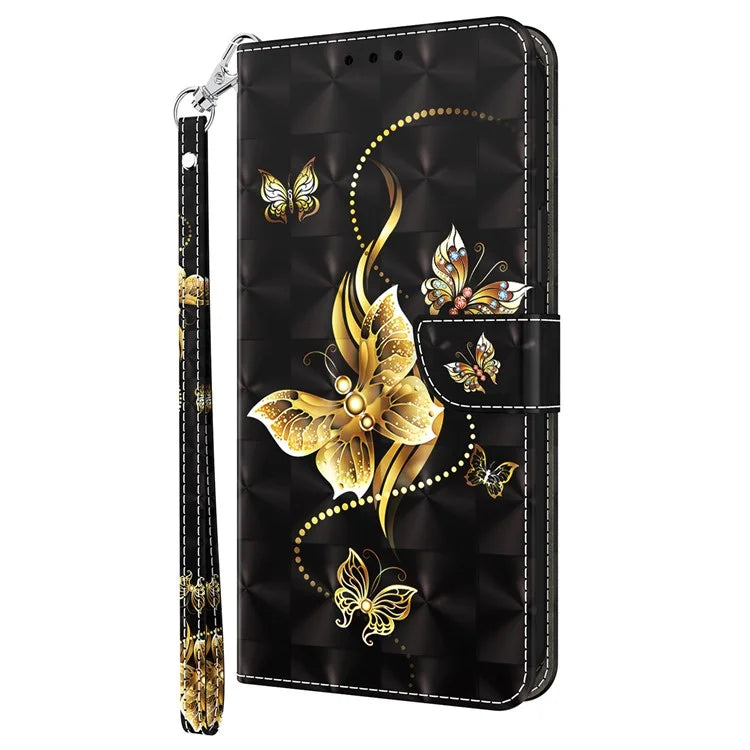 For Samsung Galaxy A16 5G Case Stand Pattern Printing Leather Phone Cover