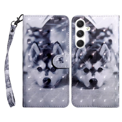 For Samsung Galaxy A16 5G Case Stand Pattern Printing Leather Phone Cover