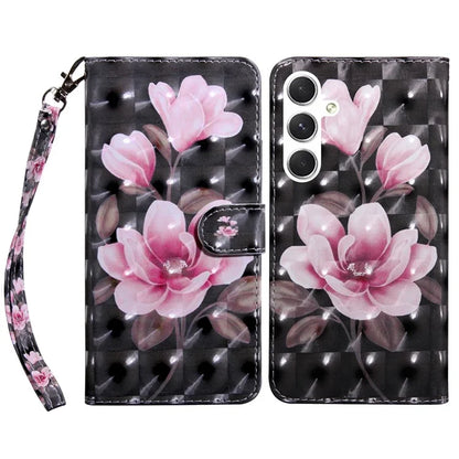 For Samsung Galaxy A16 5G Case Stand Pattern Printing Leather Phone Cover