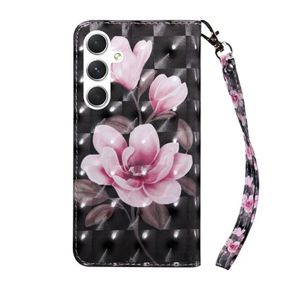 For Samsung Galaxy A16 5G Case Stand Pattern Printing Leather Phone Cover