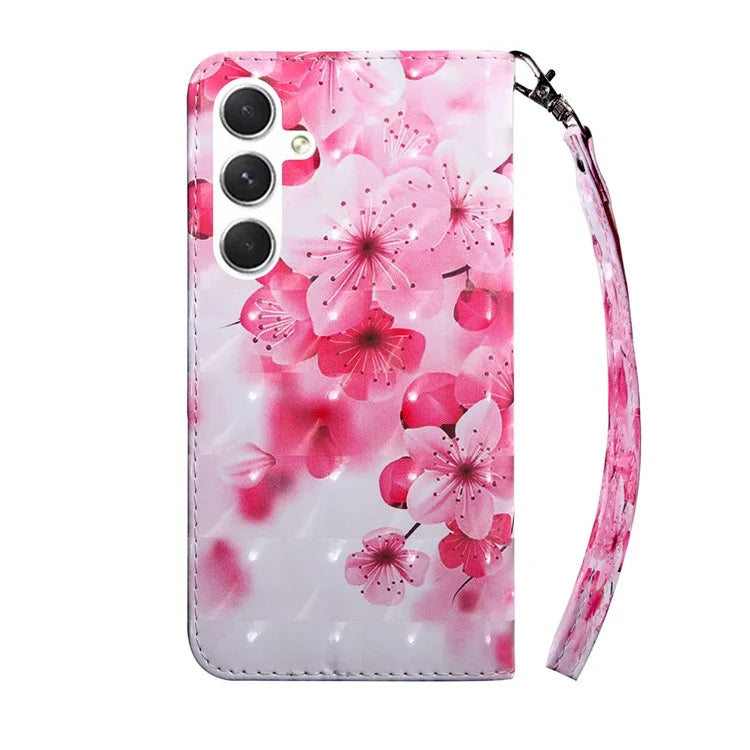 For Samsung Galaxy A16 5G Case Stand Pattern Printing Leather Phone Cover