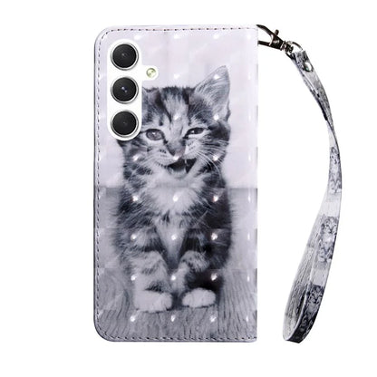 For Samsung Galaxy A16 5G Case Stand Pattern Printing Leather Phone Cover