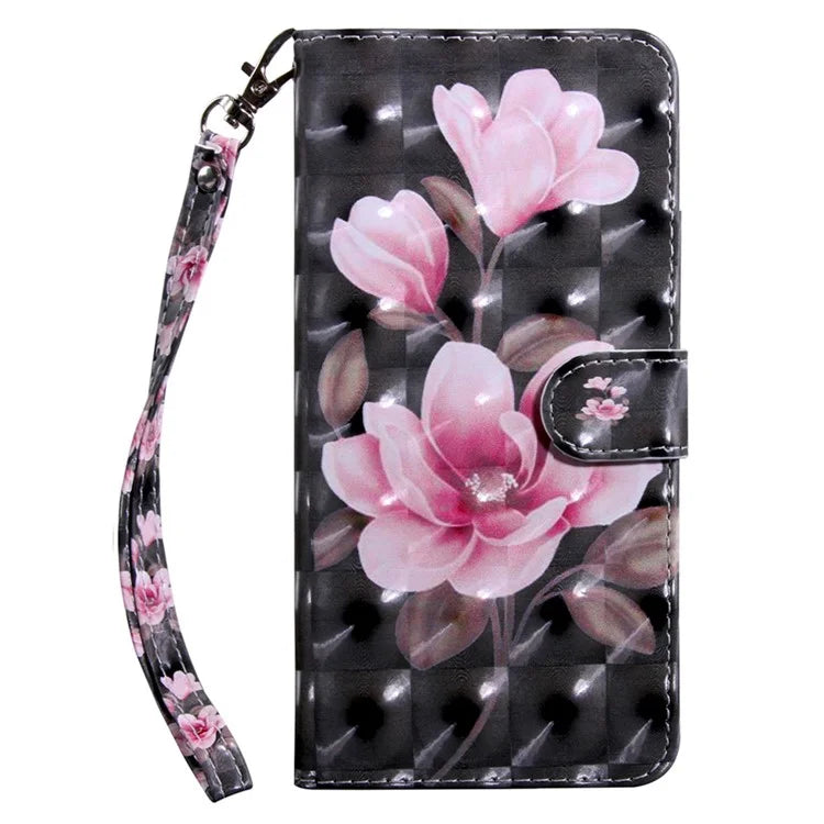 For Samsung Galaxy S24 FE Case Stand Pattern Printing Leather Phone Cover