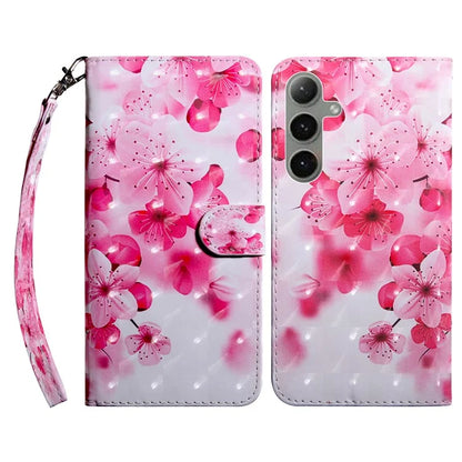 For Samsung Galaxy S24 FE Case Stand Pattern Printing Leather Phone Cover