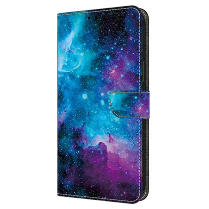 For Samsung Galaxy S24 FE Case Pattern Printed Protective Leather Flip Phone Case