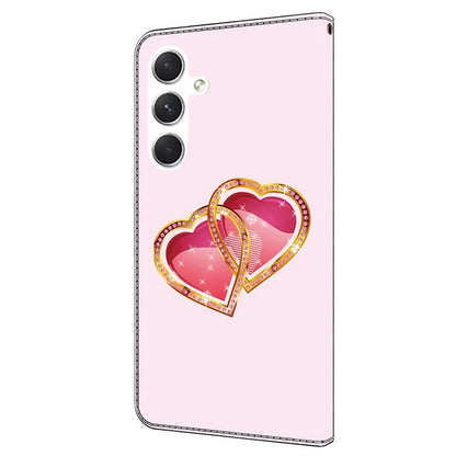 For Samsung Galaxy A16 5G Case Pattern Printed Protective Leather Flip Phone Case