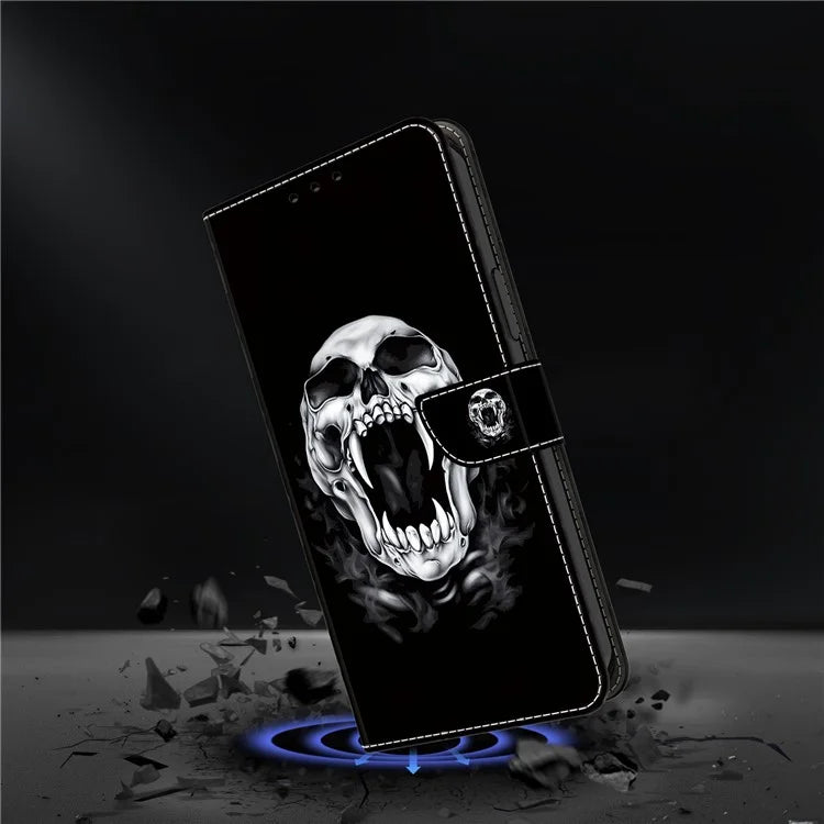 For Samsung Galaxy A16 5G Case Pattern Printed Protective Leather Flip Phone Case