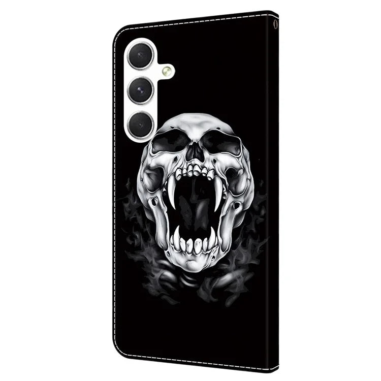 For Samsung Galaxy A16 5G Case Pattern Printed Protective Leather Flip Phone Case