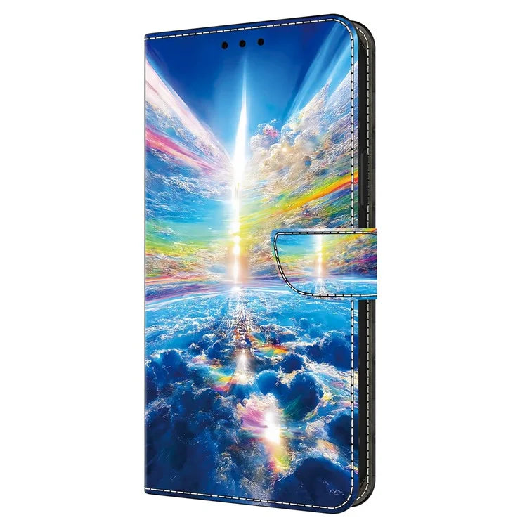 For Samsung Galaxy A16 5G Case Pattern Printed Protective Leather Flip Phone Case