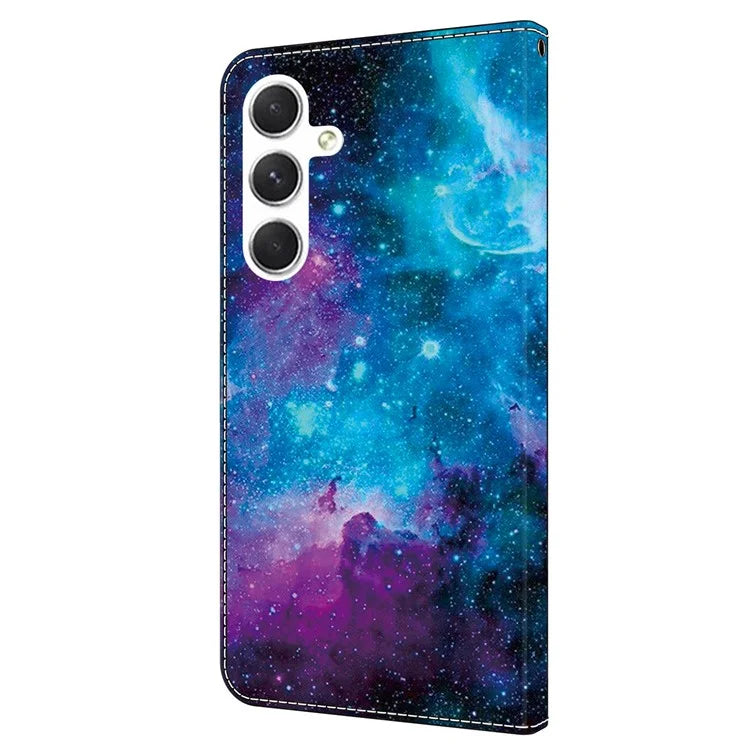 For Samsung Galaxy A16 5G Case Pattern Printed Protective Leather Flip Phone Case