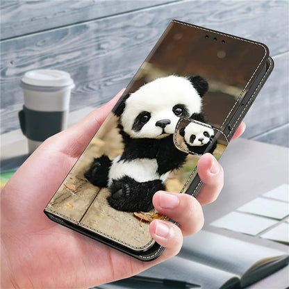 For Samsung Galaxy A16 5G Case Pattern Printed Protective Leather Flip Phone Case