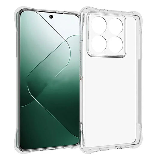 For Xiaomi 14T Pro TPU Phone Case Non-Slip Transparent Mobile Phone Cover