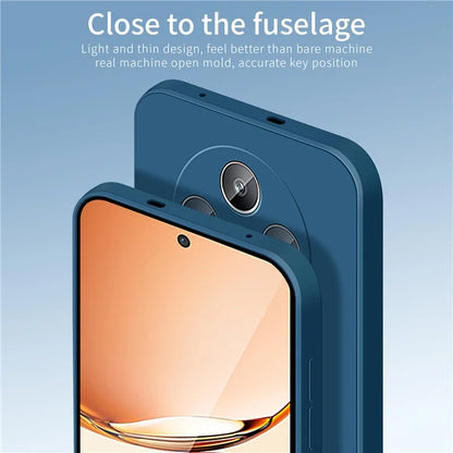 PINWUYO JK Touching Series For Oppo Reno12 F 5G / 4G Case Silky Touch Soft TPU Phone Back Cover