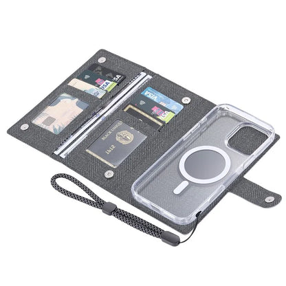 VILI GBS-C Series for iPhone 16 Pro Max Case Detachable PU Leather Magnetic Phone Cover