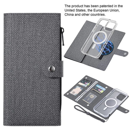 VILI GBS-C Series for iPhone 16 Pro Max Case Detachable PU Leather Magnetic Phone Cover