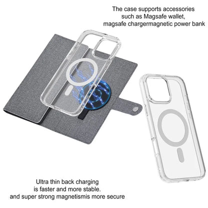 VILI GBS-C Series for iPhone 16 Pro Max Case Detachable PU Leather Magnetic Phone Cover