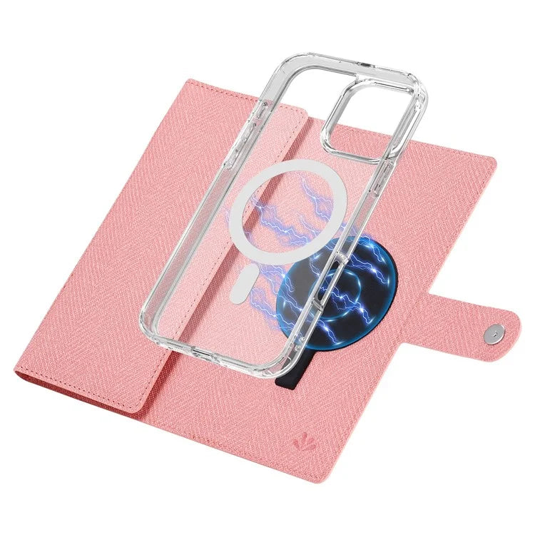 VILI GBS-C Series for iPhone 16 Pro Max Case Detachable PU Leather Magnetic Phone Cover