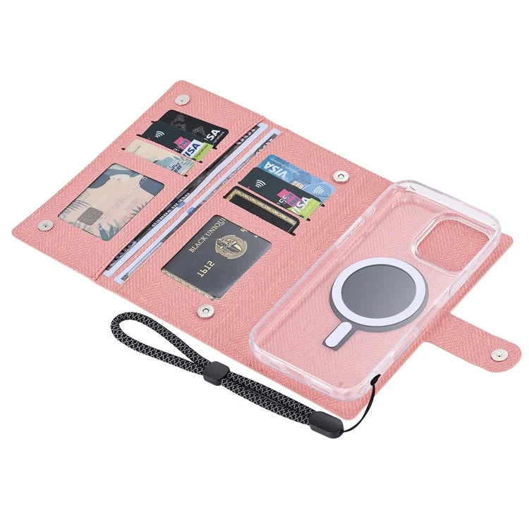 VILI GBS-C Series for iPhone 16 Pro Max Case Detachable PU Leather Magnetic Phone Cover