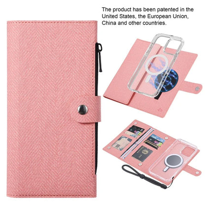 VILI GBS-C Series for iPhone 16 Pro Max Case Detachable PU Leather Magnetic Phone Cover