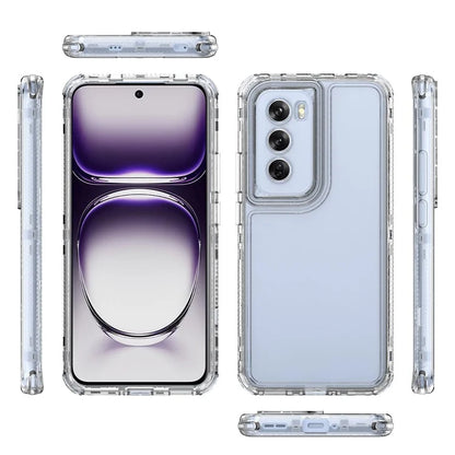 For Oppo Reno12 5G (Global) Case Anti-Scratch Acrylic+TPU Clear Phone Cover