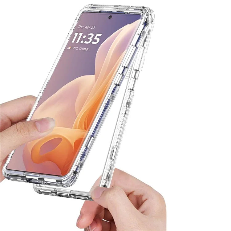 For Motorola Moto G85 5G  /  S50 Neo 5G Case Anti-Scratch Acrylic+TPU Clear Phone Cover