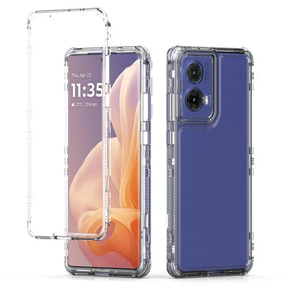For Motorola Moto G85 5G  /  S50 Neo 5G Case Anti-Scratch Acrylic+TPU Clear Phone Cover